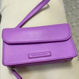 Purple Vera Bradley Leather Smartphone Wristlet
